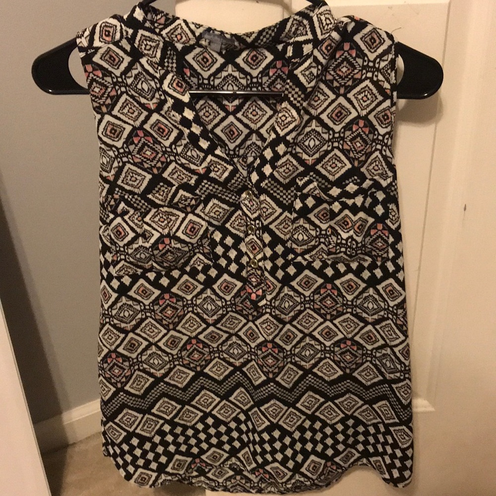 Flowy boho style tank top